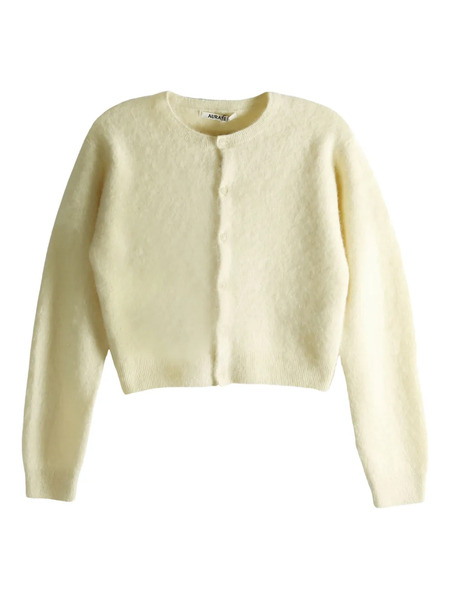  Auralee Buttoned Cardigan - Neutrals 