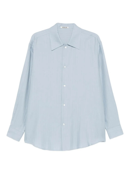  Auralee Buttoned Shirt - Blue 