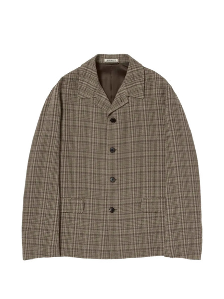  Auralee Checks Jacket - Neutrals 