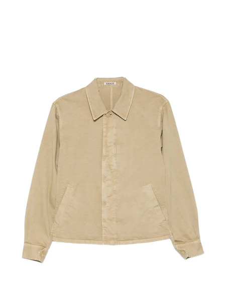  Auralee Collared Jacket - Neutrals 