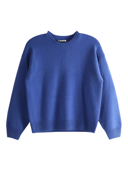  Auralee Crew-neck Sweater - Blue 