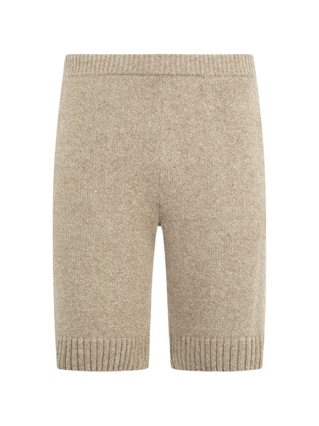  Auralee Drawstring Pocket Knitted Shorts - Neutrals 