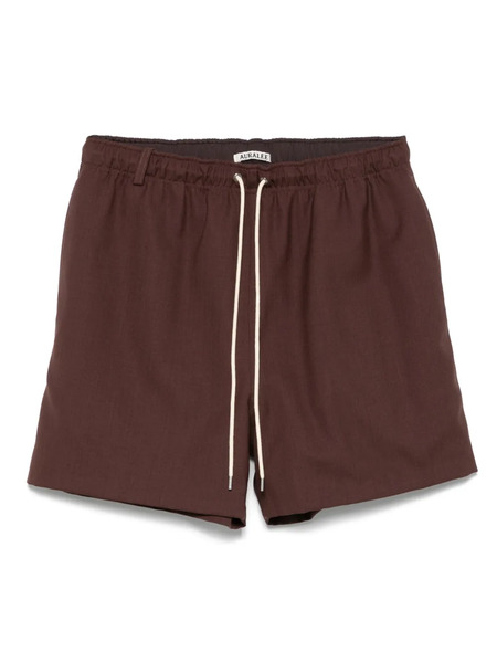  Auralee Drawstring-waist Short - Red 