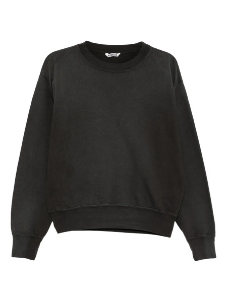  Auralee Dyed Pima Sweatshirt - Grey 