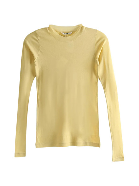  Auralee Long-sleeve T-shirt - Yellow 