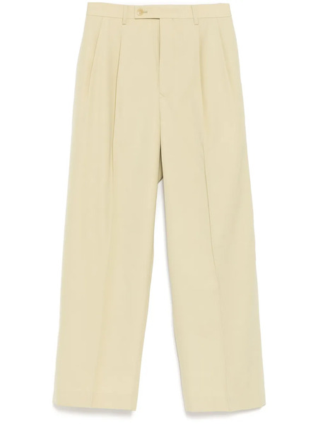  Auralee Max Gabardine Slacks Pants - Yellow 