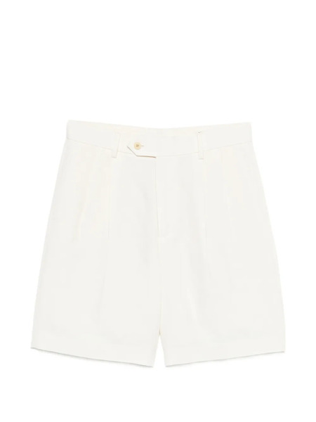  Auralee Ox Pleated Shorts - Neutrals 