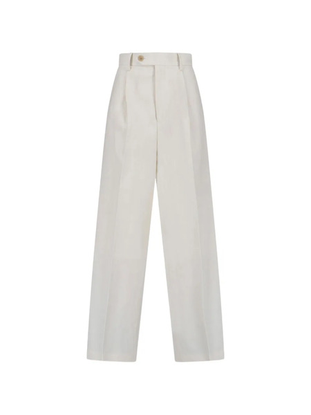  Auralee Pleated Tailored Trousers - Neutrals 