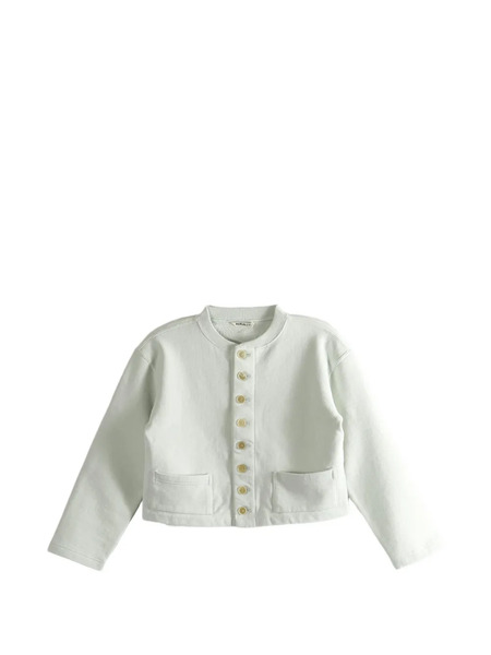  Auralee Pocket Button Cardigan - Green 