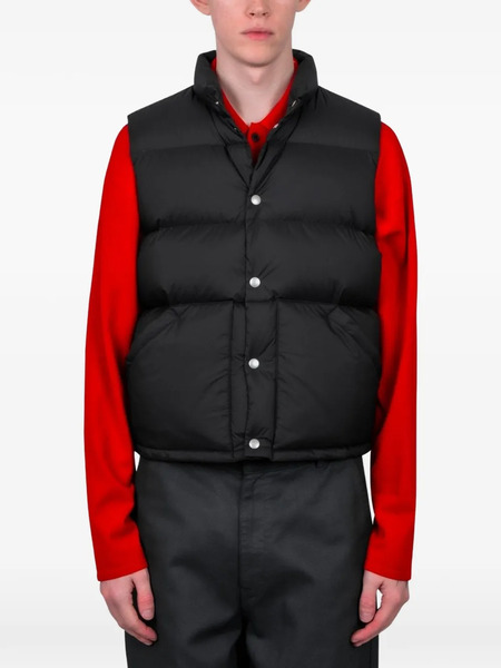  Auralee Ripstop Gilet - Black 