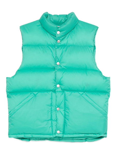  Auralee Ripstop Padded Gilet - Green 