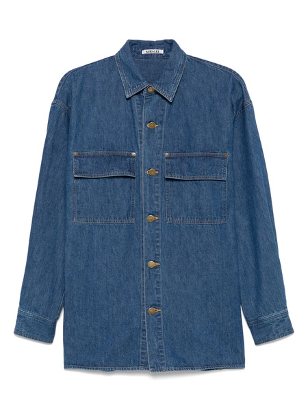  Auralee Selvedge Shirt - Blue 