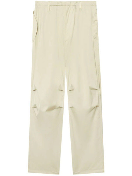  Auralee Straight-leg Satin Trousers - Neutrals 