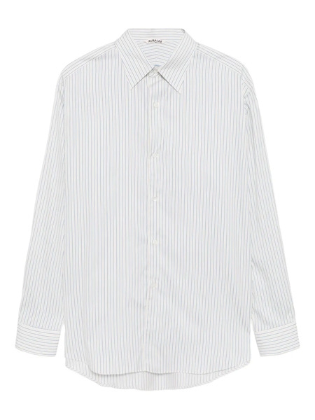  Auralee Striped Shirt - White 