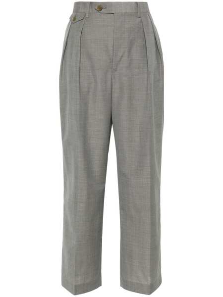  Auralee Tropical Straight-leg Trousers - Grey 