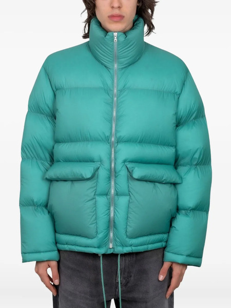  Auralee Zip-fastening Padded Jacket - Green 