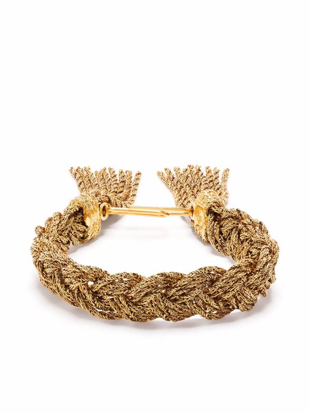  Aurelie Bidermann Braided Miki Bracelet - Gold 