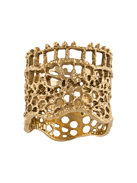  Aurelie Bidermann Dentelle Bague Ring - Metallic 