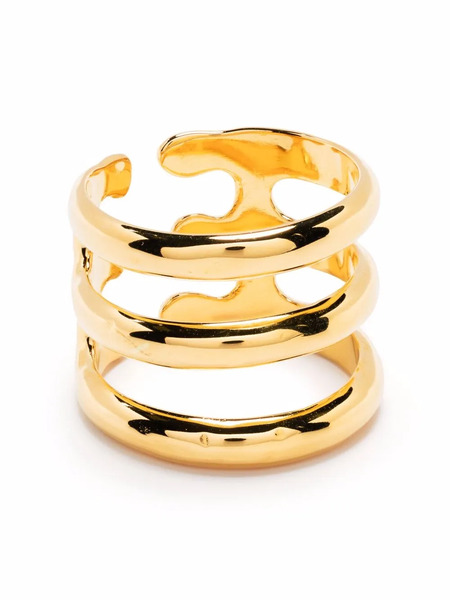  Aurelie Bidermann Esteban Band Ring - Gold 