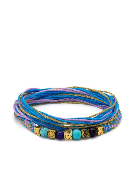  Aurelie Bidermann Honolulu Macramé Bracelet - Gold 