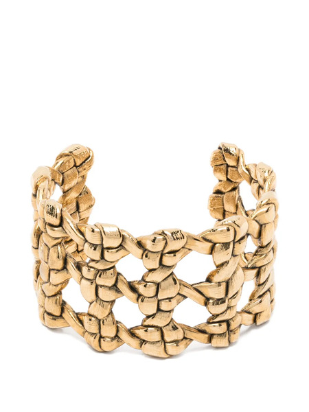  Aurelie Bidermann Maddock Woven Bracelet - Gold 