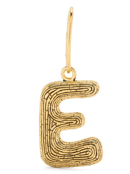  Aurelie Bidermann Mini E Pendant - Gold 