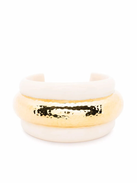  Aurelie Bidermann Nazca Hammered-effect Cuff - Gold 