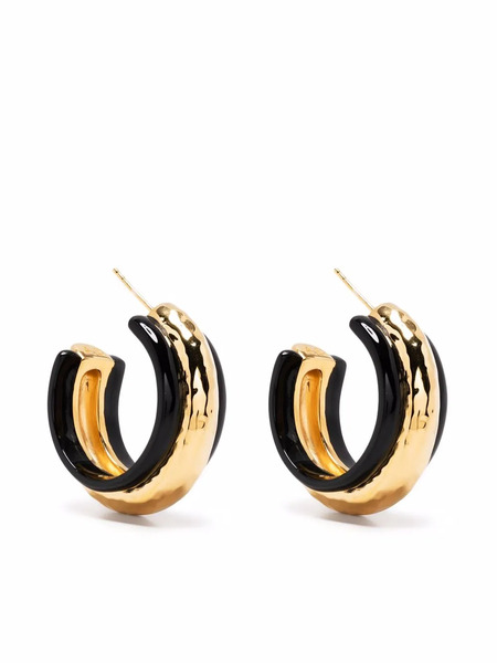  Aurelie Bidermann Nazca Hoop Earrings - Gold 