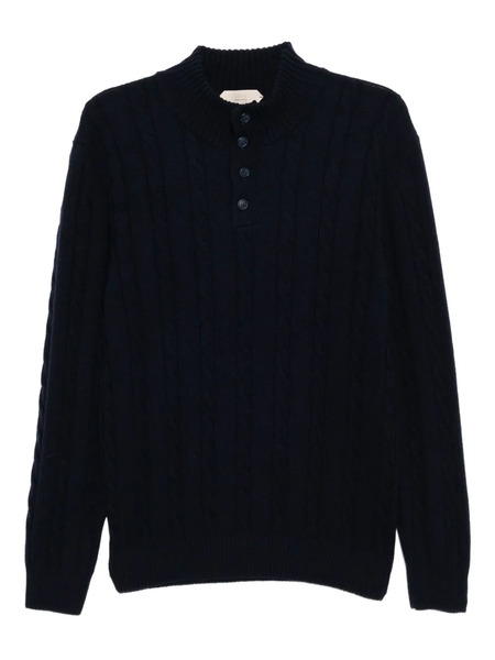  Aurélien Cable-knit Jumper - Blue 