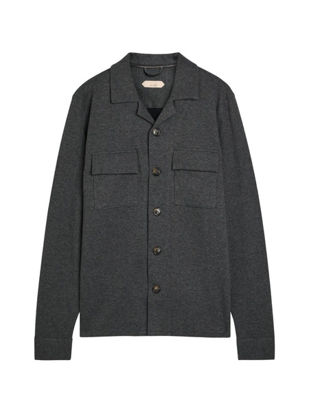 Aurélien Pocket Button Overshirt - Grey 