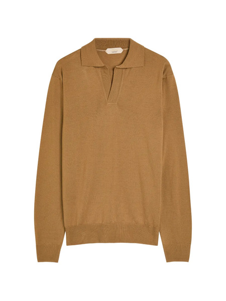  Aurélien Polo-collar T-shirt - Neutrals 