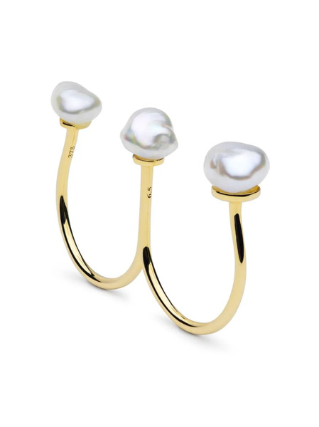  Autore Moda 9kt Yellow Gold Sophia Pearl Ring 