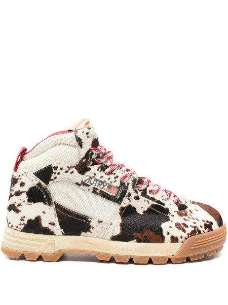  Autry Animal-print Boots - Brown 