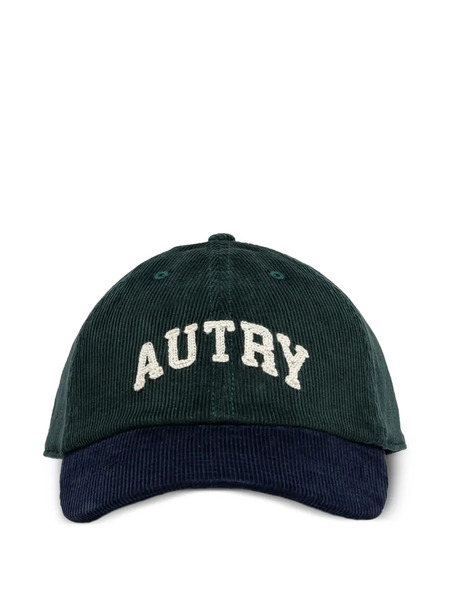  Autry Corduroy Baseball Cap - Green 
