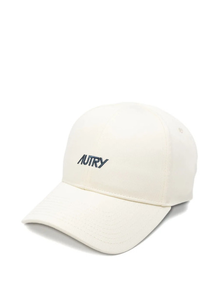  Autry Embroidered Cotton Cap - Neutrals 