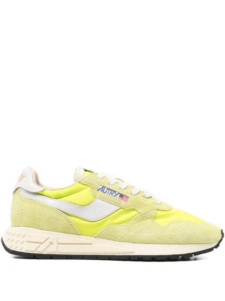  Autry Logo-patch Sneakers - Yellow 
