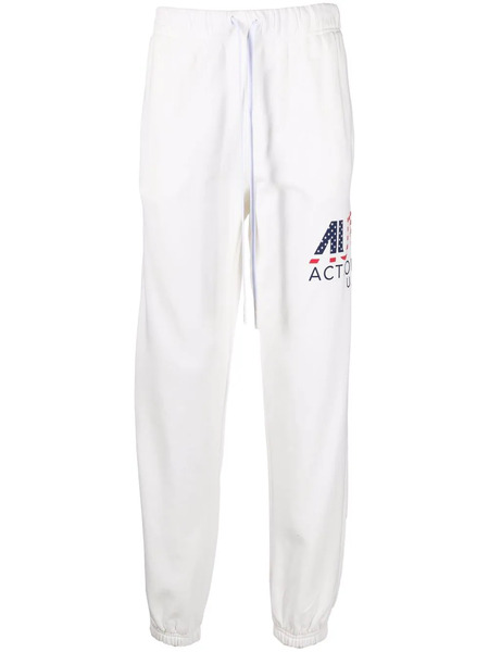  Autry Logo-print Cotton Sweatpants - White 