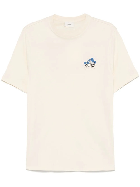  Autry Logo-print T-shirt - Neutrals 