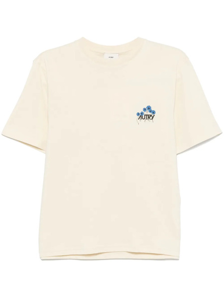  Autry Logo-print T-shirt - Neutrals 