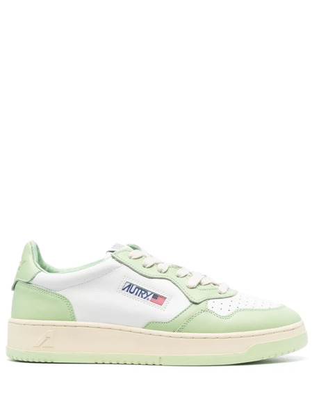  Autry Low-top Leather Sneakers - Green 