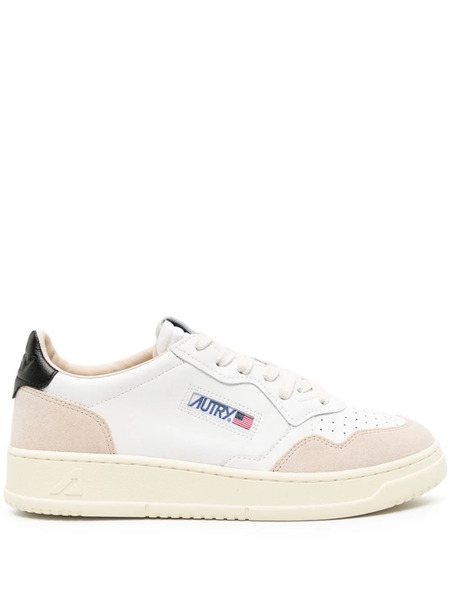 Autry Medalist Leather Sneakers - White 