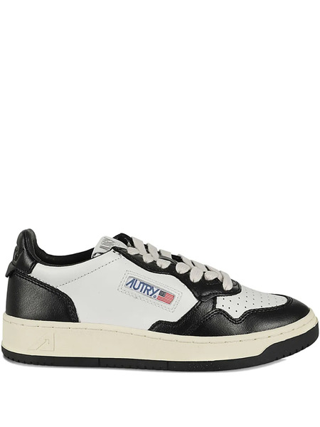  Autry Medalist Leather Sneakers - White 