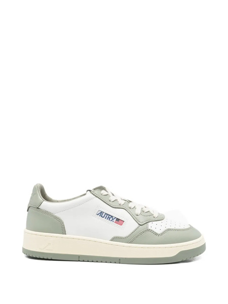 Autry Medalist Leather Sneakers - White 