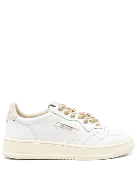  Autry Medalist Low Leather Sneakers - White 