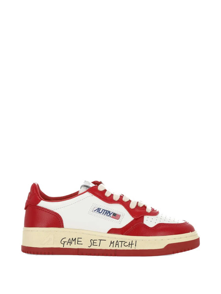  Autry Medalist Perforated Panel Sneakers - White 