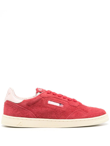  Autry Medalist Suede Low-top Sneakers - Red 