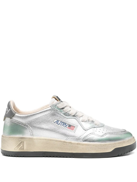  Autry Panelled Sneakers - Silver 