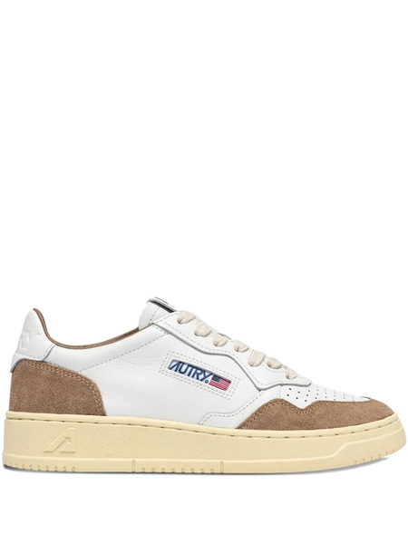 Autry Perforated Leather Trainers - White 