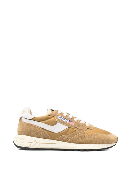  Autry Reelwind Suede Panelled Sneakers - Brown 