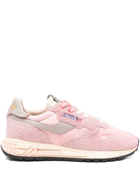  Autry Reelwind Suede Panelled Sneakers - Pink 